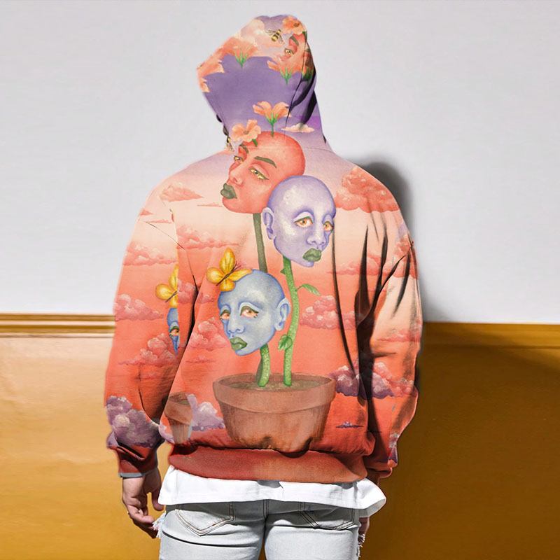 Art Graffiti Zipper Hoodie