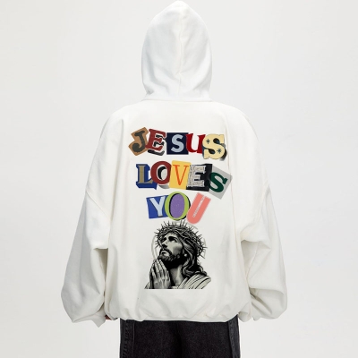 Jesus Love You Graffiti Hoodie