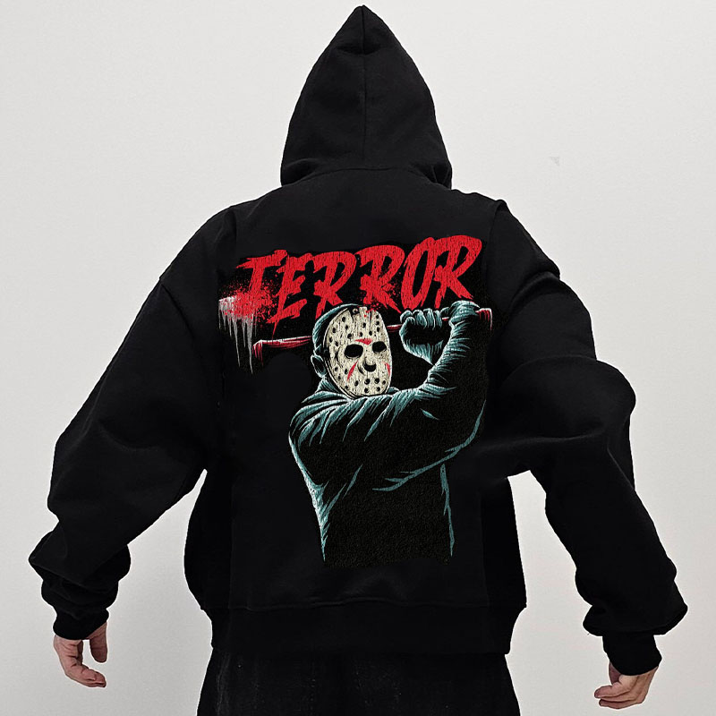 Halloween Print Hoodie