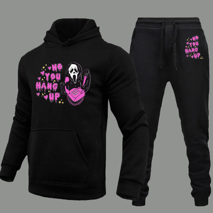 Halloween Printed Hoodie Set