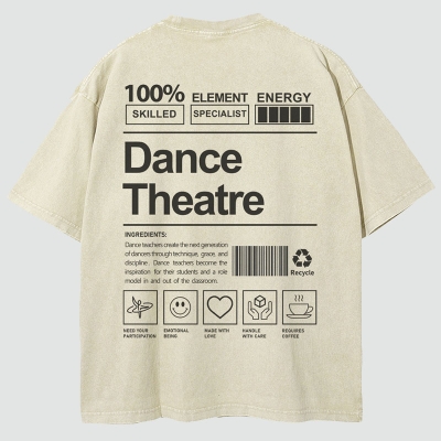 Dance Theatre Unisex Fit Washed T-Shirt