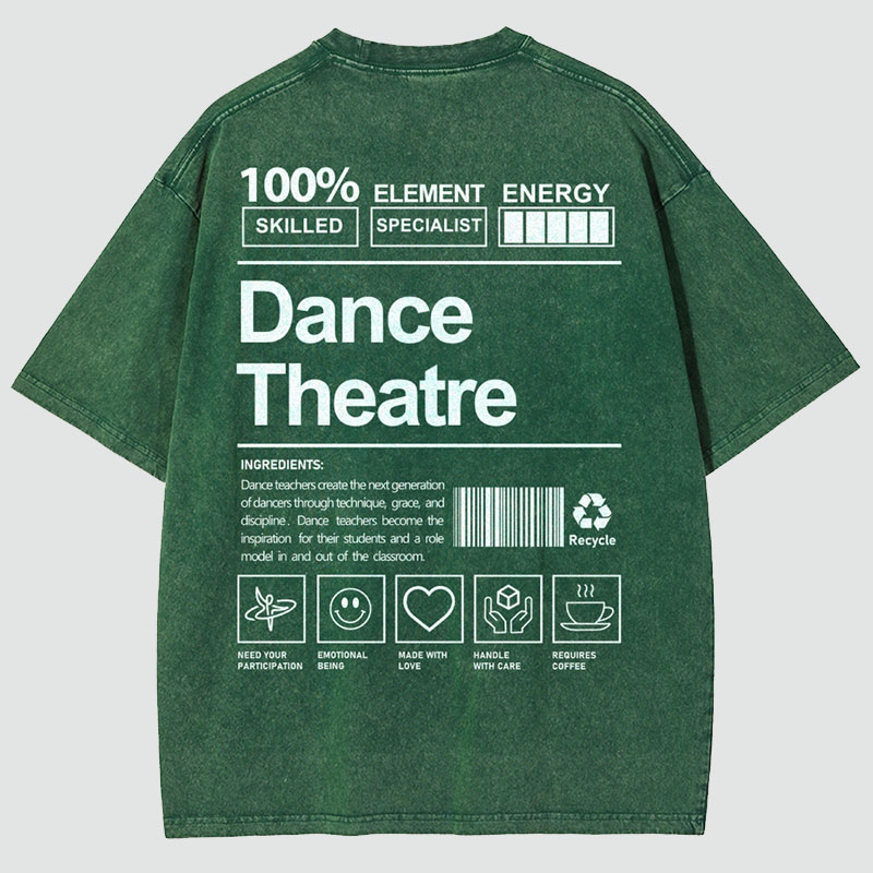 Dance Theatre Unisex Fit Washed T-Shirt