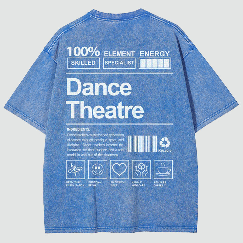 Dance Theatre Unisex Fit Washed T-Shirt