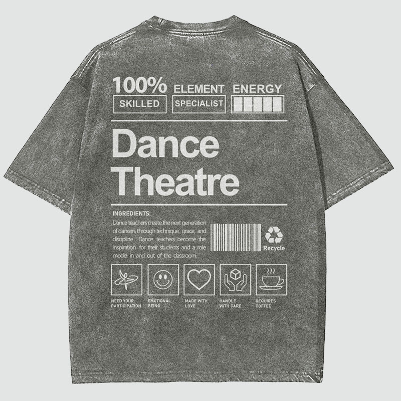 Dance Theatre Unisex Fit Washed T-Shirt