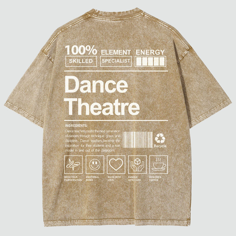 Dance Theatre Unisex Fit Washed T-Shirt