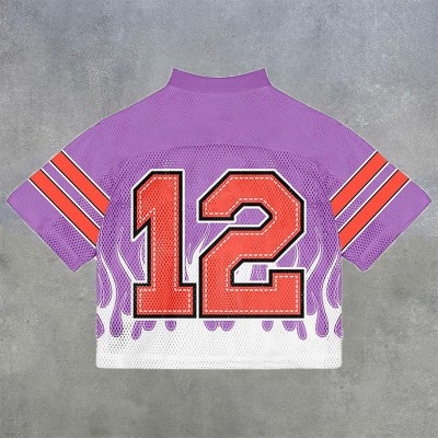 N'12 Mesh Printed Sports T-Shirt