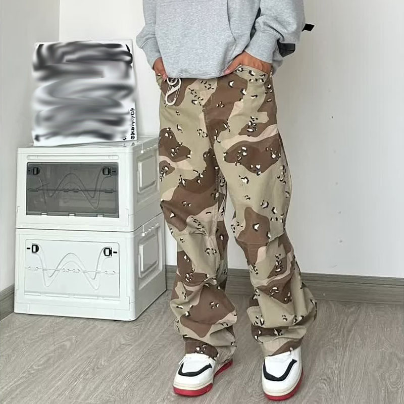 Y2K Camouflage Casual Pants