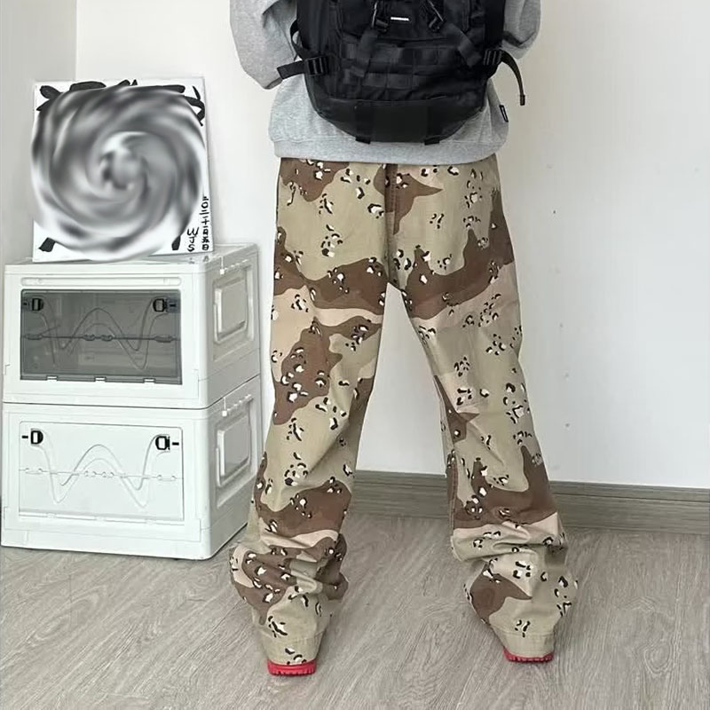 Y2K Camouflage Casual Pants