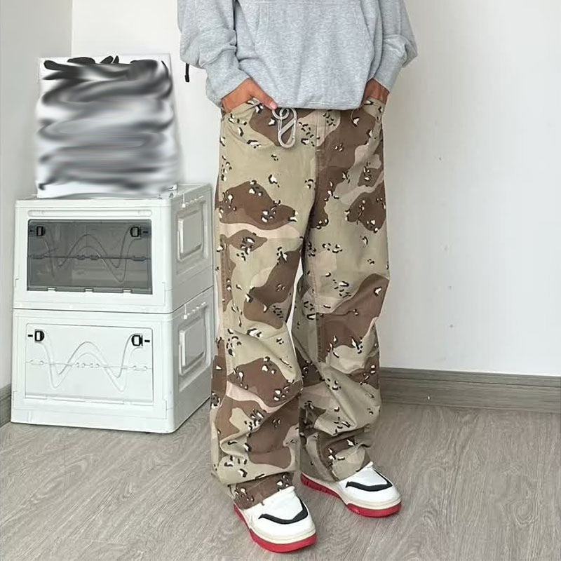 Y2K Camouflage Casual Pants