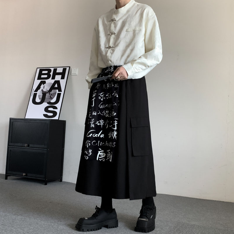 Dark Yamamoto Style Genderless Casual Pants