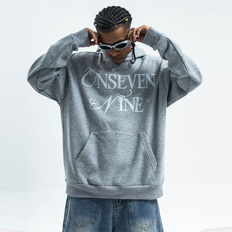 Letter Print Casual Hoodie