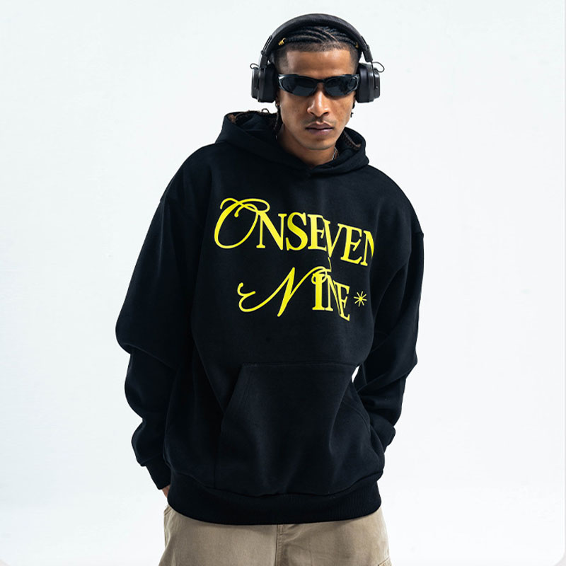 Letter Print Casual Hoodie