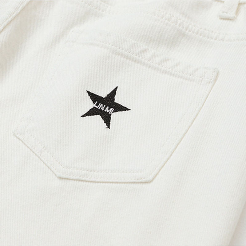 Star Embroidered Jeans