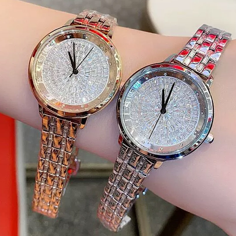 Iced Baguette Cut Women's Quartz Watch