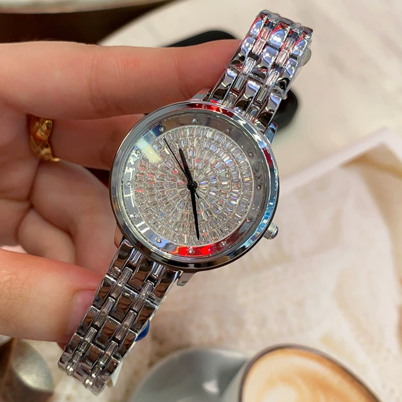 Iced Baguette Cut Women's Quartz Watch