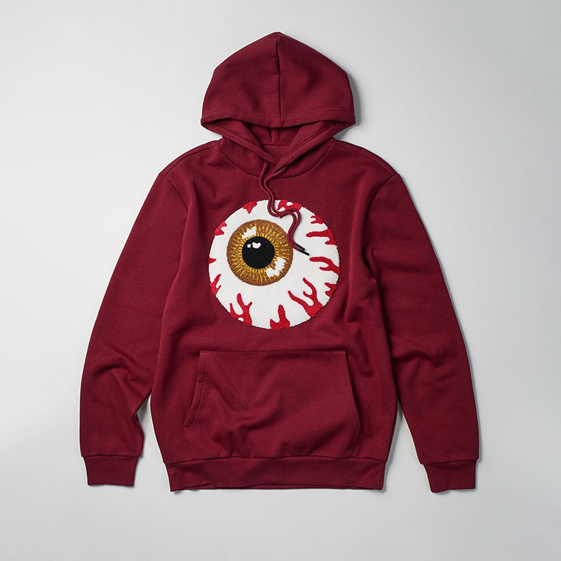 Hipster Eye Print Hoodie