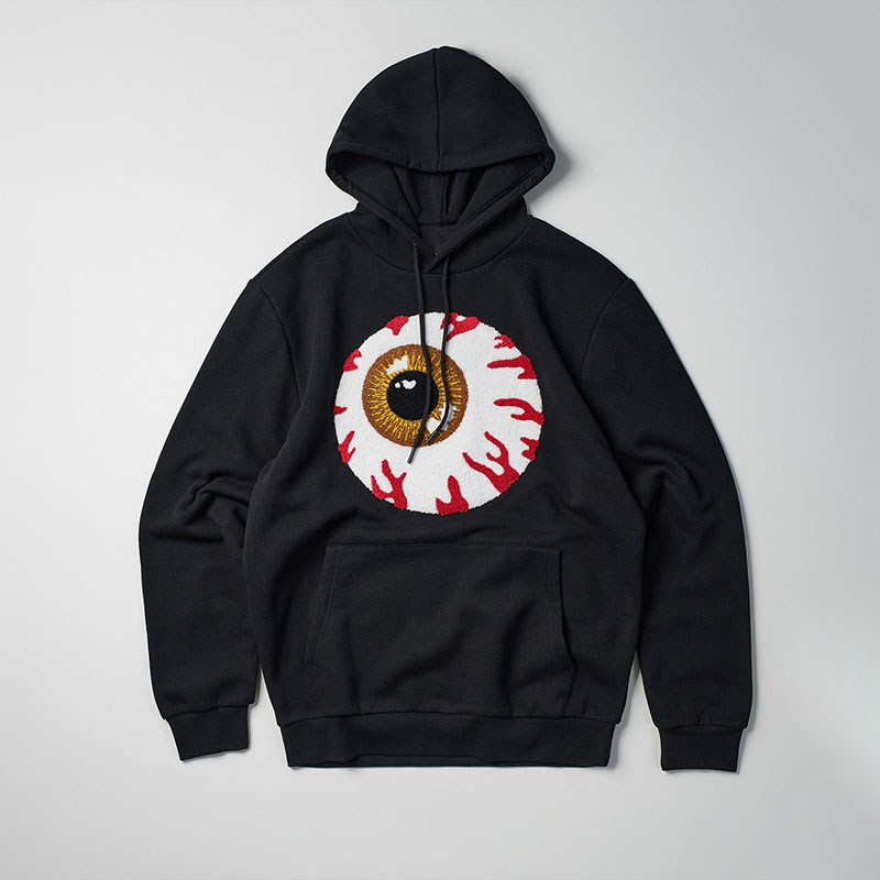 Hipster Eye Print Hoodie