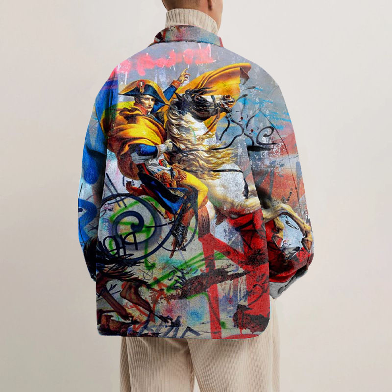 Baroque Graffiti Shirt Jacket