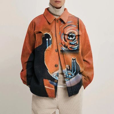 Mirror Man Painting Shirt Jacket