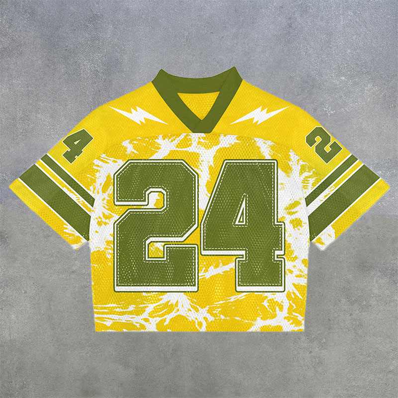 NO'24 Mesh Print Jersey