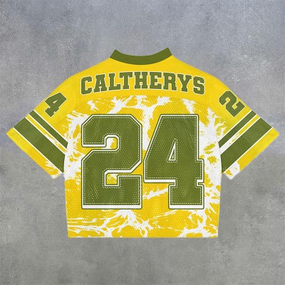 NO'24 Mesh Print Jersey