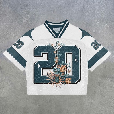 NO'20 Mesh Print Jersey