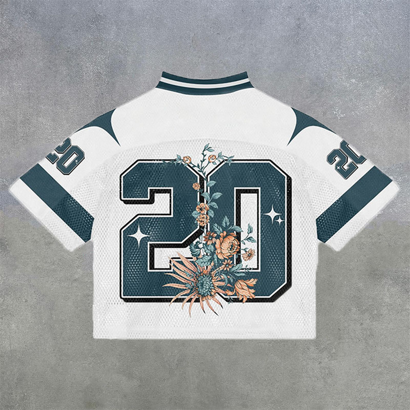 NO'20 Mesh Print Jersey