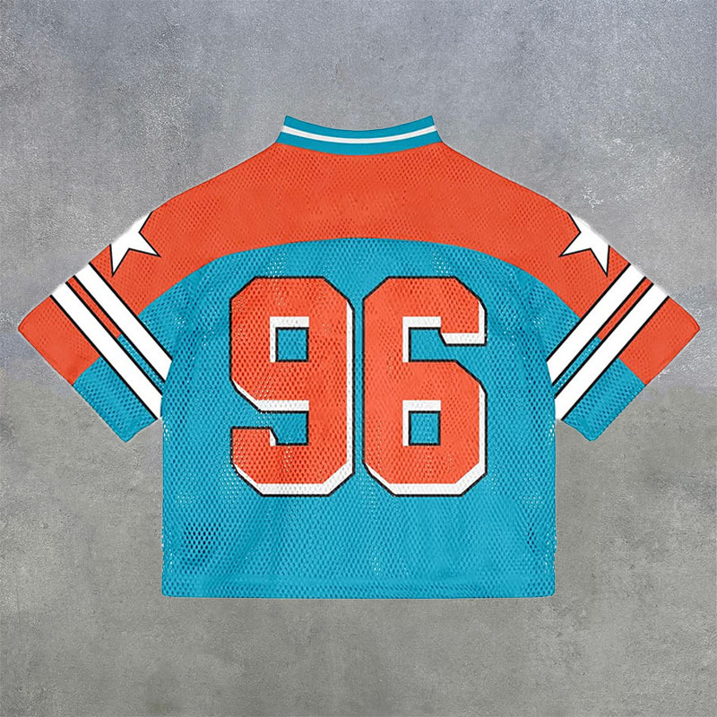 NO'96 Colorblocked Mesh Jersey