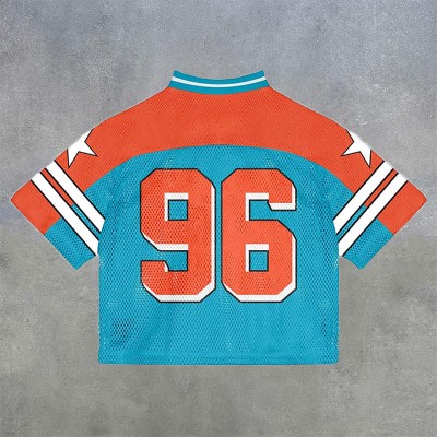 NO'96 Colorblocked Mesh Jersey