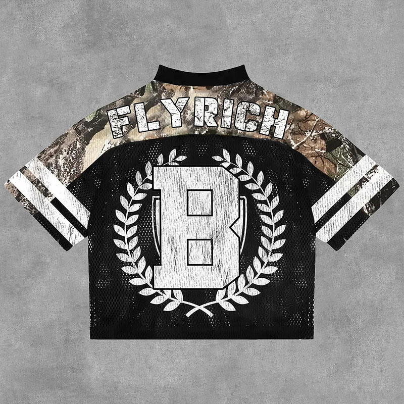 No.22 Camouflage Patchwork Jersey