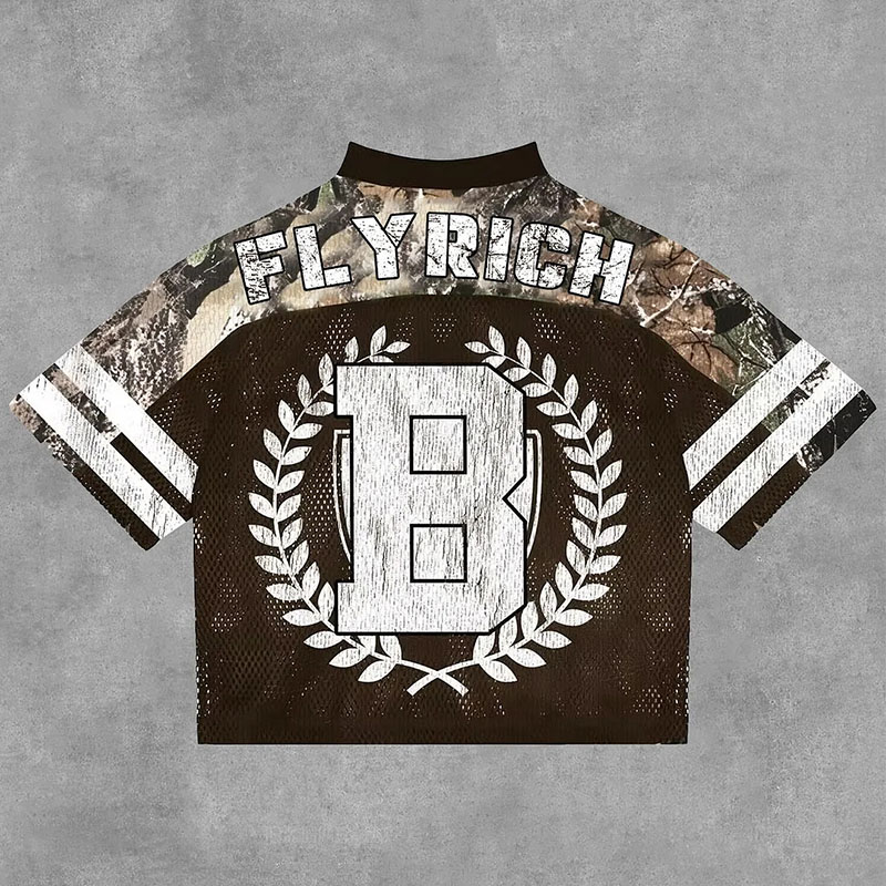 NO'22 Camouflage Patchwork Jersey