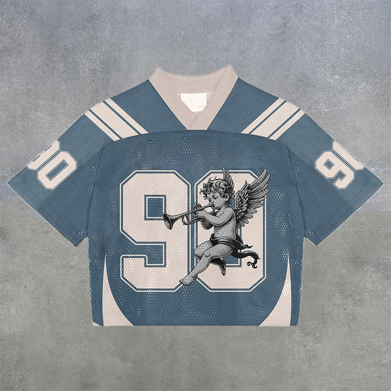 No.90 Print Mesh Jersey