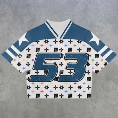 No.53 Print Mesh Jersey