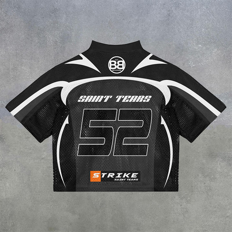 No.52 Print Mesh Jersey