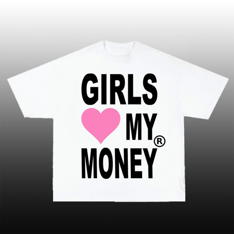 “Girls Love My Money” Cotton T-Shirt