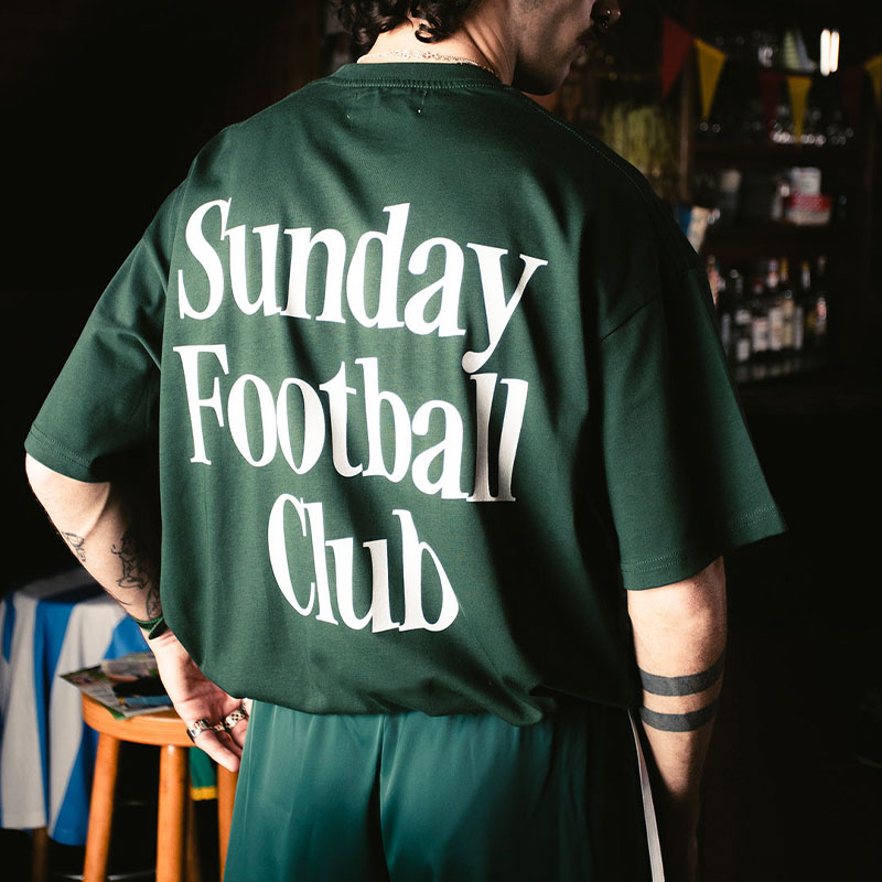 “Sunday Football Club”Cotton T-Shirt