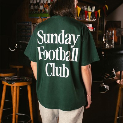 “Sunday Football Club”Cotton T-Shirt