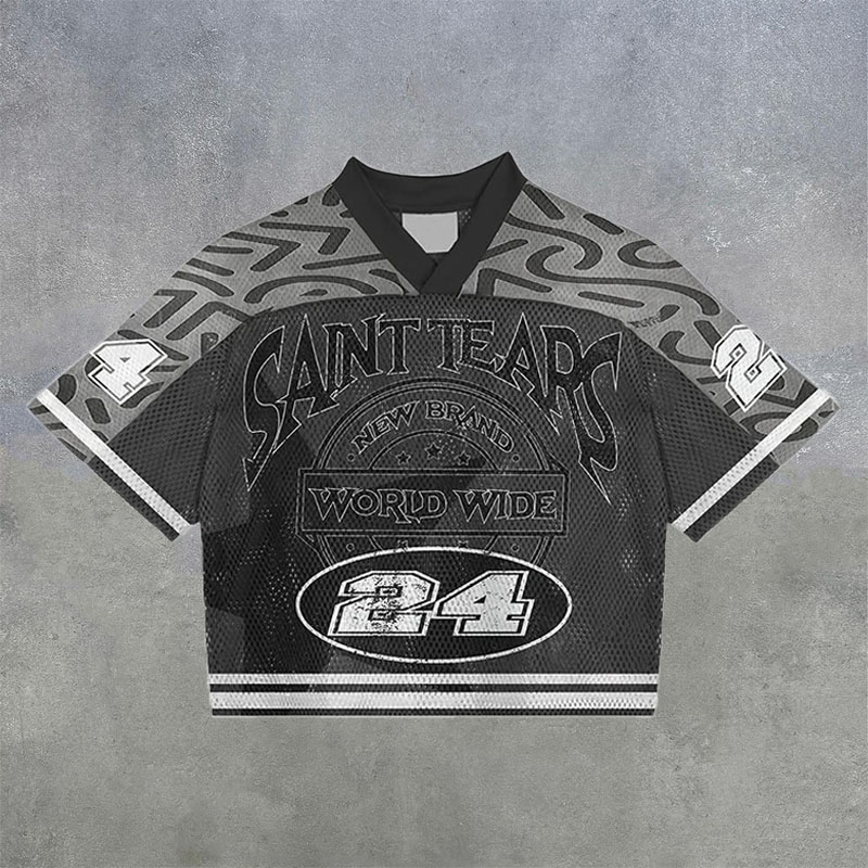 No.24 Print Mesh Jersey