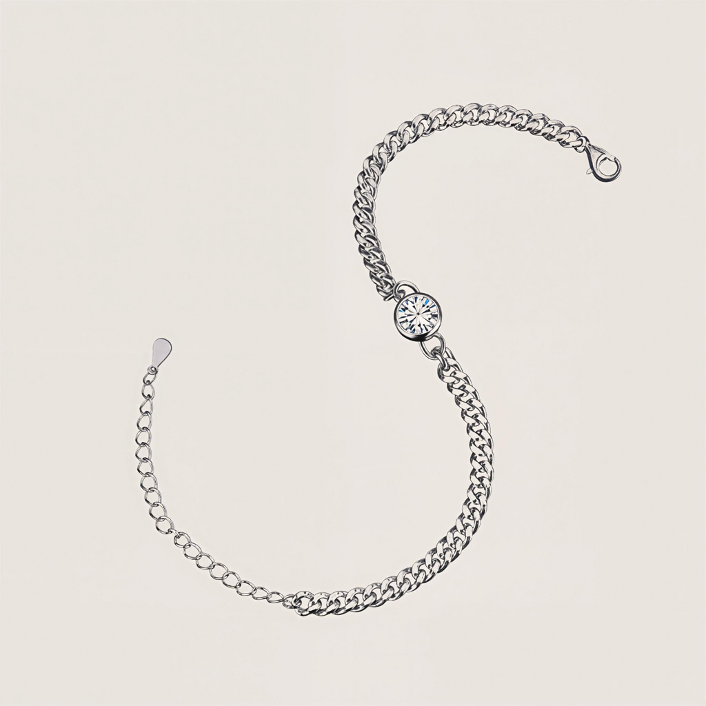 VVS Moissanite S925 Silver Bubble Bracelet VVS Moissanite S925 Silver Bubble Bracelet