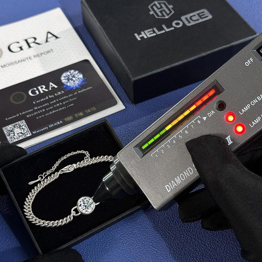 VVS Moissanite S925 Silver Bubble Bracelet VVS Moissanite S925 Silver Bubble Bracelet