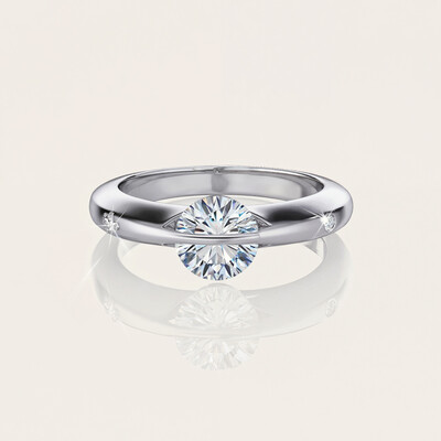 VVS Moissanite S925 Silver Planetary Rotating Engagement Rings VVS Moissanite S925 Silver Planetary Rotating Engagement Rings