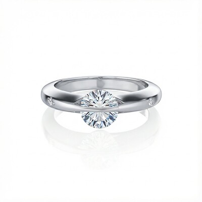 VVS Moissanite S925 Silver Planetary Rotating Engagement Rings