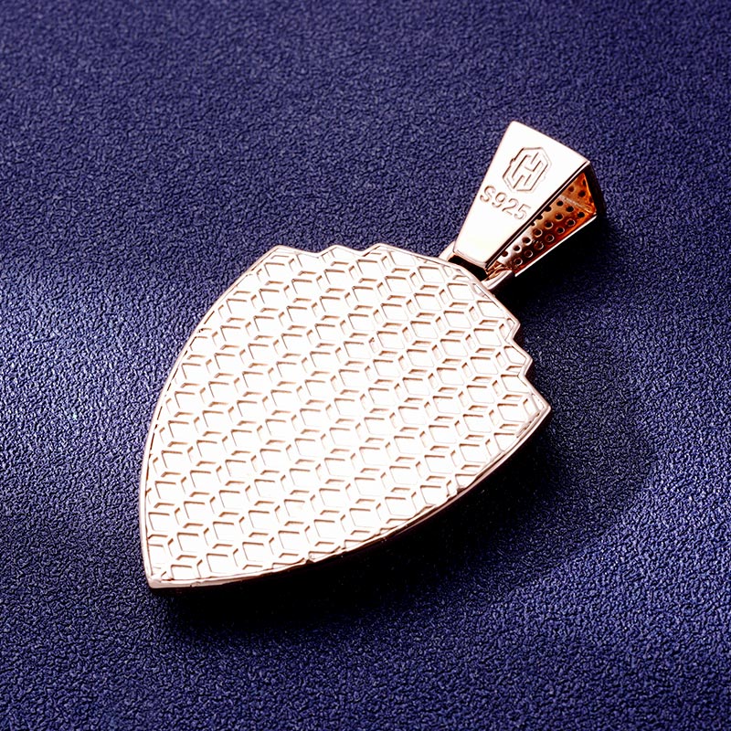 Custom S925 & VVS1 Baguette Moissanite Letter Pendant