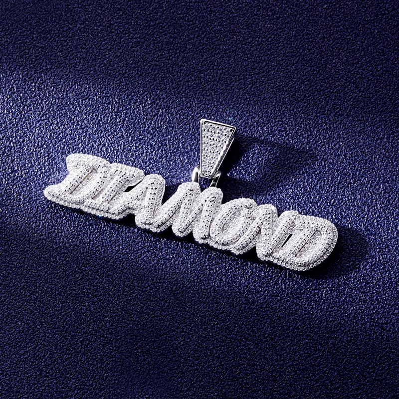 Custom S925 & VVS1 Moissanite Letter Pendant Deposit