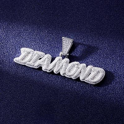 Custom S925 & VVS1 Moissanite Letter Pendant Deposit