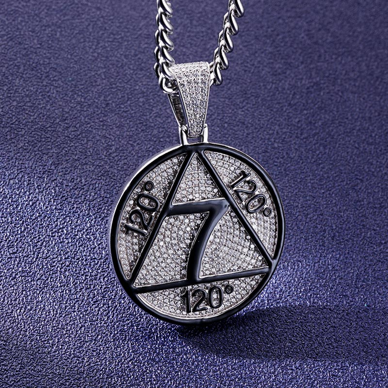 Custom S925 Iced Unique Number Pendant Deposit