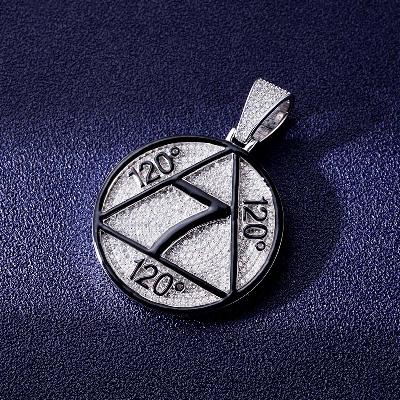 Custom S925 Iced Unique Number Pendant Deposit