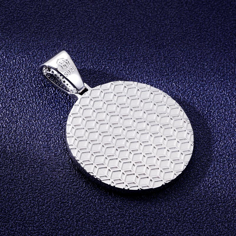 Custom S925 Iced Unique Number Pendant Deposit