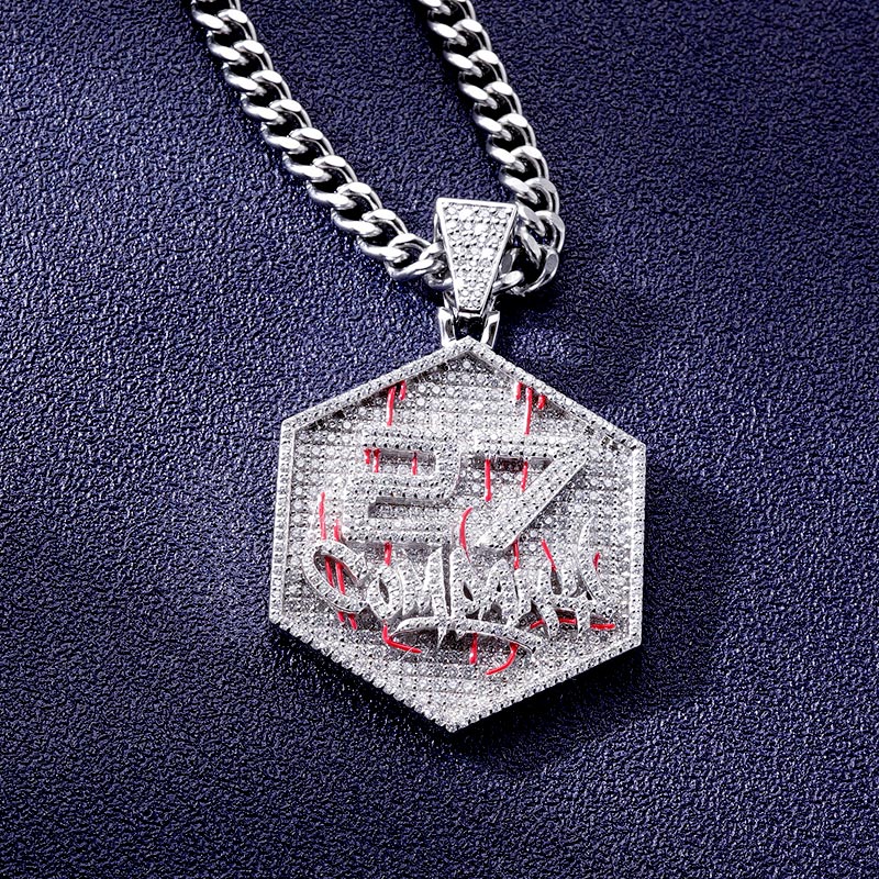 Custom S925 & VVS1 Moissanite Letter & Number Pendant Deposit