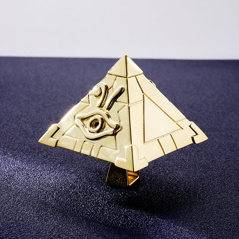 Custom S925 Iced Unique Triangular Cone Pendant Deposit